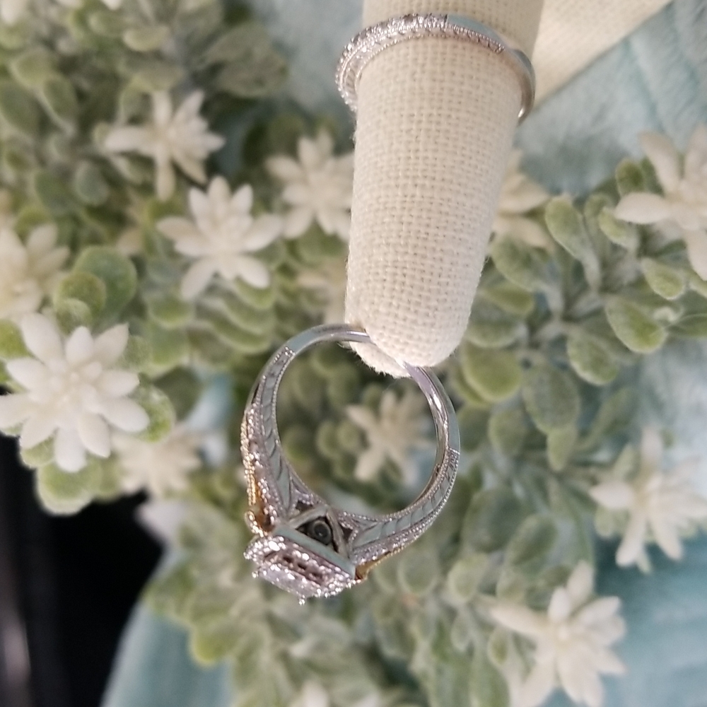 Diamond Wedding Ring Set. - image 5